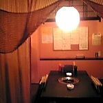 区切られたプライベートな空間、掘りごたつ席も人気です