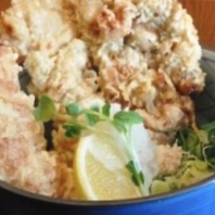 かしわぶっかけうどん