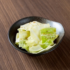塩だれキャベツ/鶏皮ポン酢