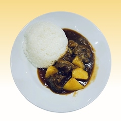 牛肉煮込みご飯