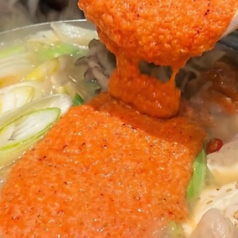 明太とろろもつ鍋