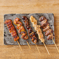 料理メニュー写真&nbsp;串盛り5種(鰻3種+鶏2種)