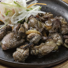 せせりの黒炭炙り焼き