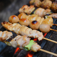 こだわりの備長炭炭火焼