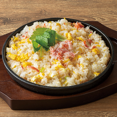 【日本海産】紅ズワイガニの鉄板炒飯