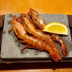 赤海老のにんにく醤油焼き