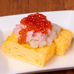 カニとイクラの出汁巻き玉子
