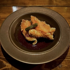 揚げ豚足ぽん酢