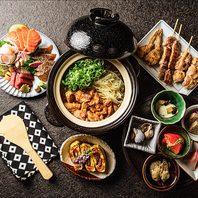 豊富なメニュー