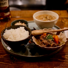 牛すじ定食