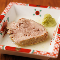 茹でタン 山葵添え