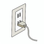 一部の席にコンセントございます