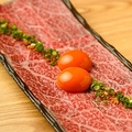 料理メニュー写真&nbsp;黒毛和牛ユッケ風