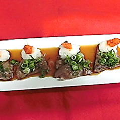 柔らか牛肉　おろしポン酢