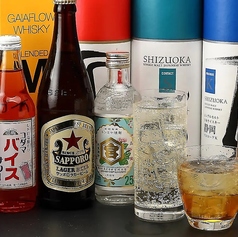 約70種類の魅力的なドリンク☆飲む楽しみがここにある♪