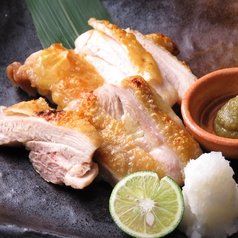 徳島県産「阿波尾鶏の炙り」