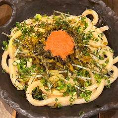 高菜明太バターの焼きうどん