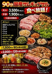 トンドリ サムギョプサルのコース写真