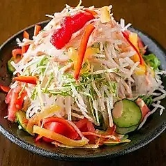 こだわり豆腐と新鮮野菜サラダ