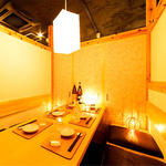 プライベートな飲み会やじっくり語りたいときはこちらのお席で…