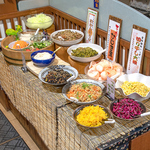定食・丼物をご注文のお客様には、当店こだわりの手作りお惣菜が食べ放題でお楽しみいただけます！