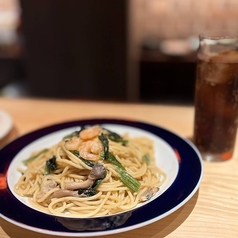 海老とあさりのバター醤油パスタ