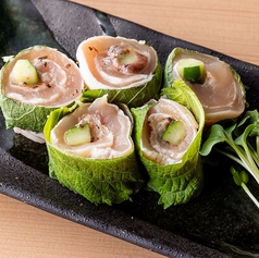 ささみ純然　鶏ささみ梅肉巻き