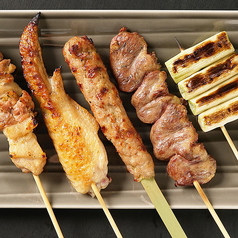 炭火焼き鳥定番5種盛合せ