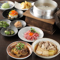 ボリューミーな飲み放題付きコースが充実！