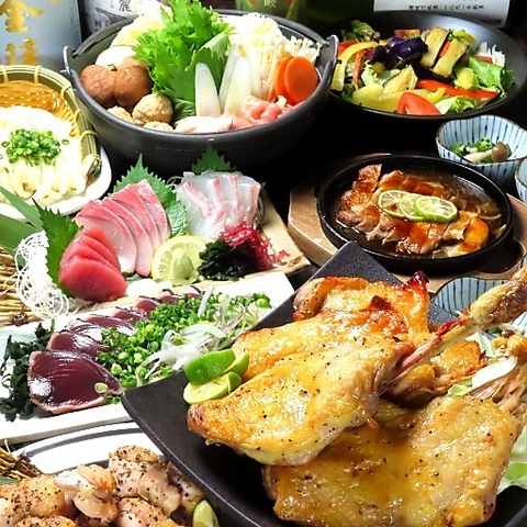 海鮮と骨付鳥 讃岐酒場 高松フェリー通り店(瓦町/居酒屋)＜ネット予約