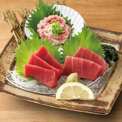 本まぐろ2種とねぎとろの盛合せ