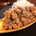 料理メニュー写真&nbsp;【大バカ】若鶏の唐揚げ（醤油ダレ・辛ダレ・ハーフ）