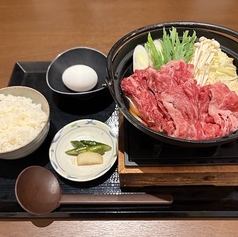 大福産和牛のすき焼き御膳