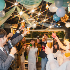 結婚式1.5次会、パーティー会場、懇親会会場、研修会場など広いニーズで貸切ご利用いただけます！詳しくはホームページご覧くださいませ。※5.6.7.8月は繁忙期のため最低保証条件40万～となります。