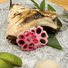 ブリカマ/塩鯖の原始焼き