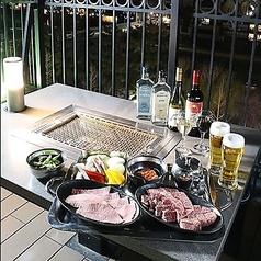 天壇 祗園本店 鴨川スカイBBQガーデンのコース写真