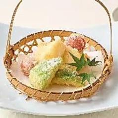 カマンベールチーズとアボガドの天婦羅