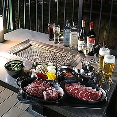 天壇 祗園本店 鴨川スカイBBQガーデンのコース写真