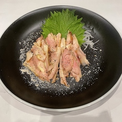 博多地鶏の霜降り氷結叩き