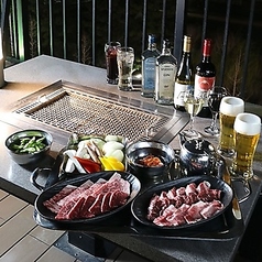 天壇 祗園本店 鴨川スカイBBQガーデンのコース写真