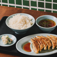 焼餃子定食