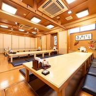 掘りごたつ式のお座敷席★