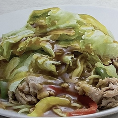 豚とレタスのあんかけ焼そば