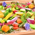 料理メニュー写真 30種野菜の蒸しバーニャカウダ