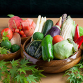 季節のお野菜を使った和食料理をご提供。