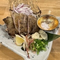 料理メニュー写真&nbsp;国産鶏もものわら焼き　五切