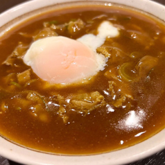 カレー温玉うどん