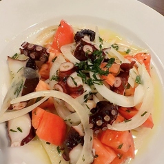 タコとトマトの大葉のマリネ