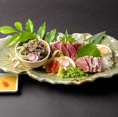 和牛肉刺盛り