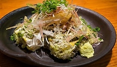 薬味たっぷりとろろ昆布豆腐